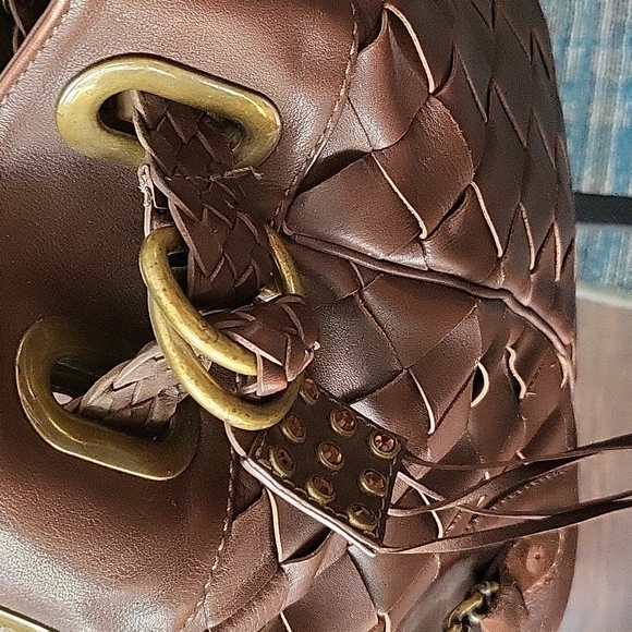 Bridget shuster brown leather handbag - Picture 4 of 6